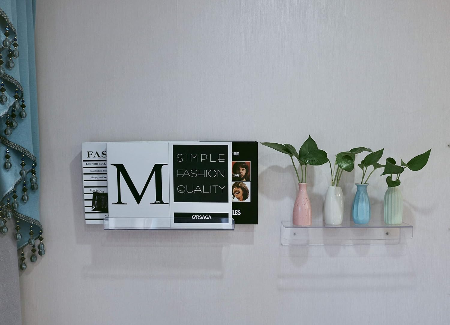 Acrylic Floating Shelves, Set of 4