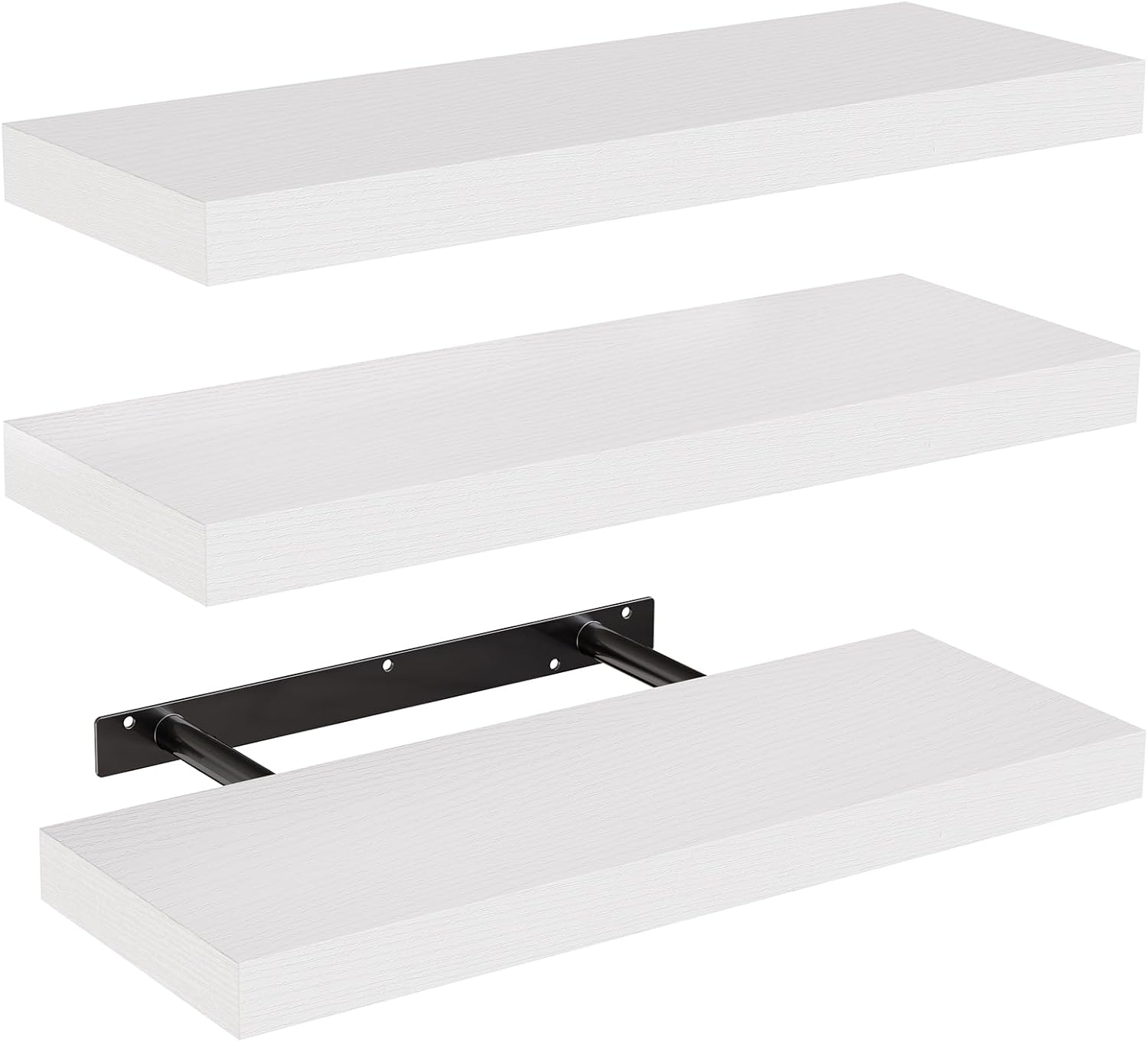 Floating Wall Shelves, Set of 3
