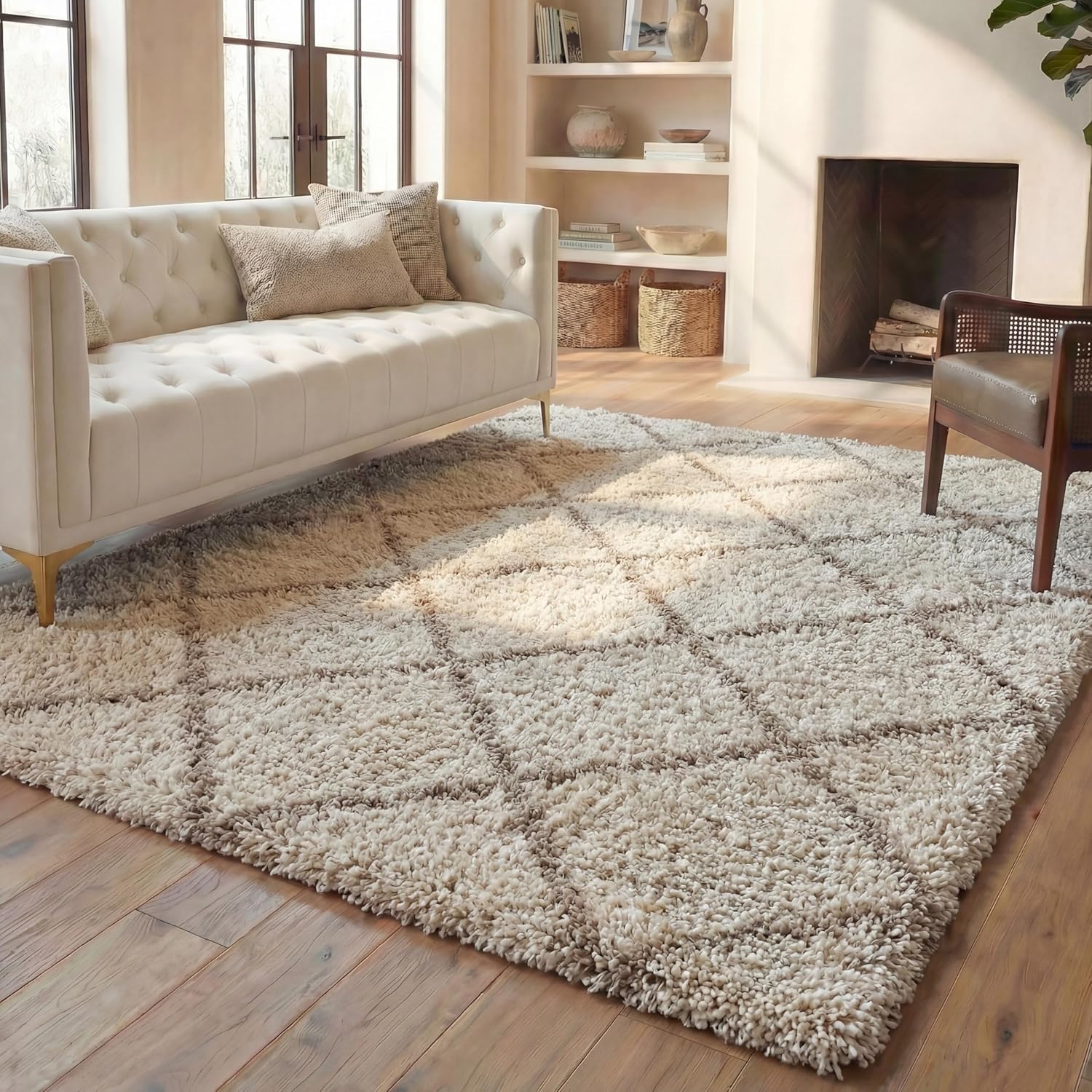 Shag Area Rug, 9x12
